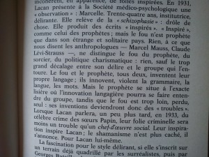 Lacan, le fou et le prophète